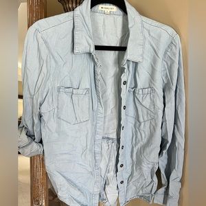Wishlist Chambray Button Down Shirt